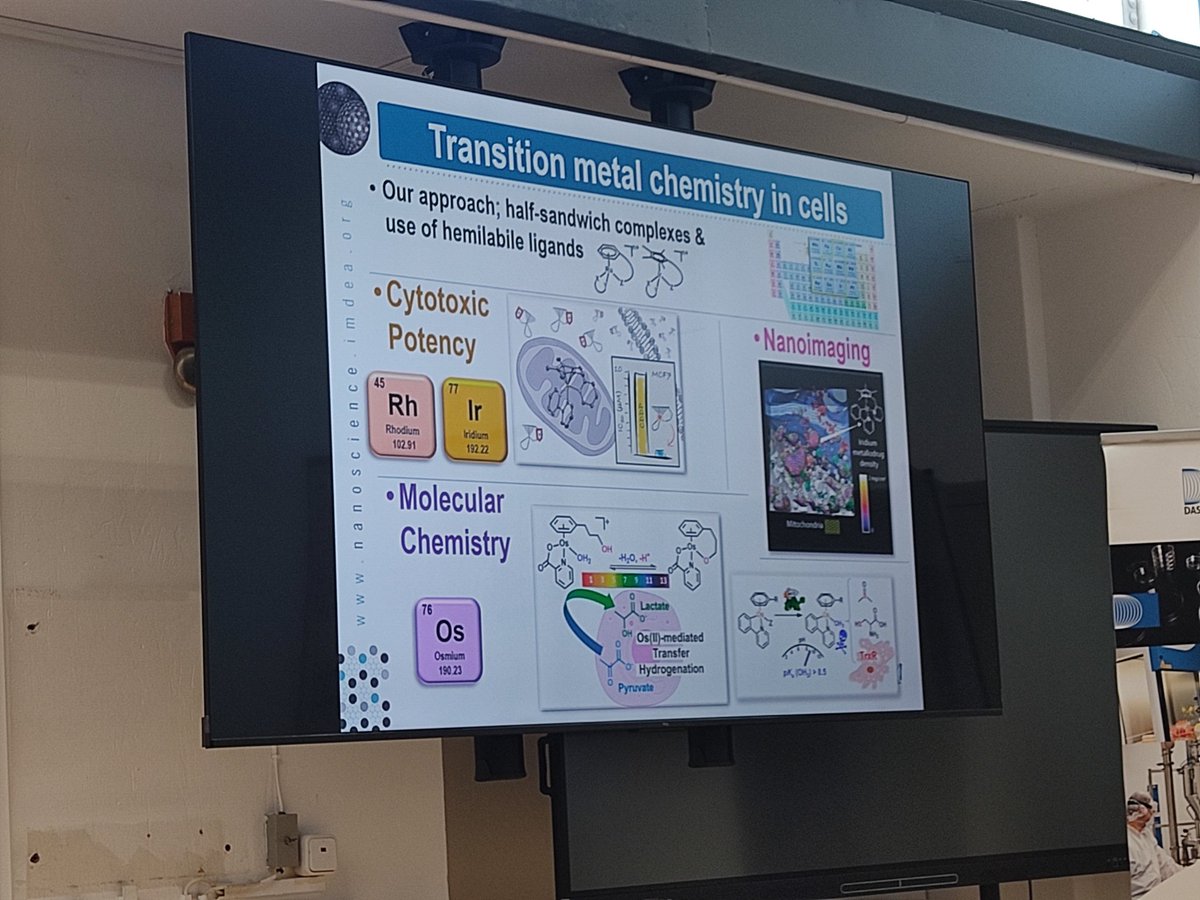 IQAR-UAH (@iqar_uah) on Twitter photo Brillante e inspiradora conferencia de la Dra. Ana Pizarro del <a href="/IMDEA_Nano/">IMDEA Nanociencia 🔬</a> 👏 Enhorabuena por tus magníficos resultados en el estudio de complejos órganometálicos en terapias contra el cáncer😊 Brillante e inspiradora conferencia de la Dra. Ana Pizarro del <a href="/IMDEA_Nano/">IMDEA Nanociencia 🔬</a> 👏 Enhorabuena por tus magníficos resultados en el estudio de complejos órganometálicos en terapias contra el cáncer😊
