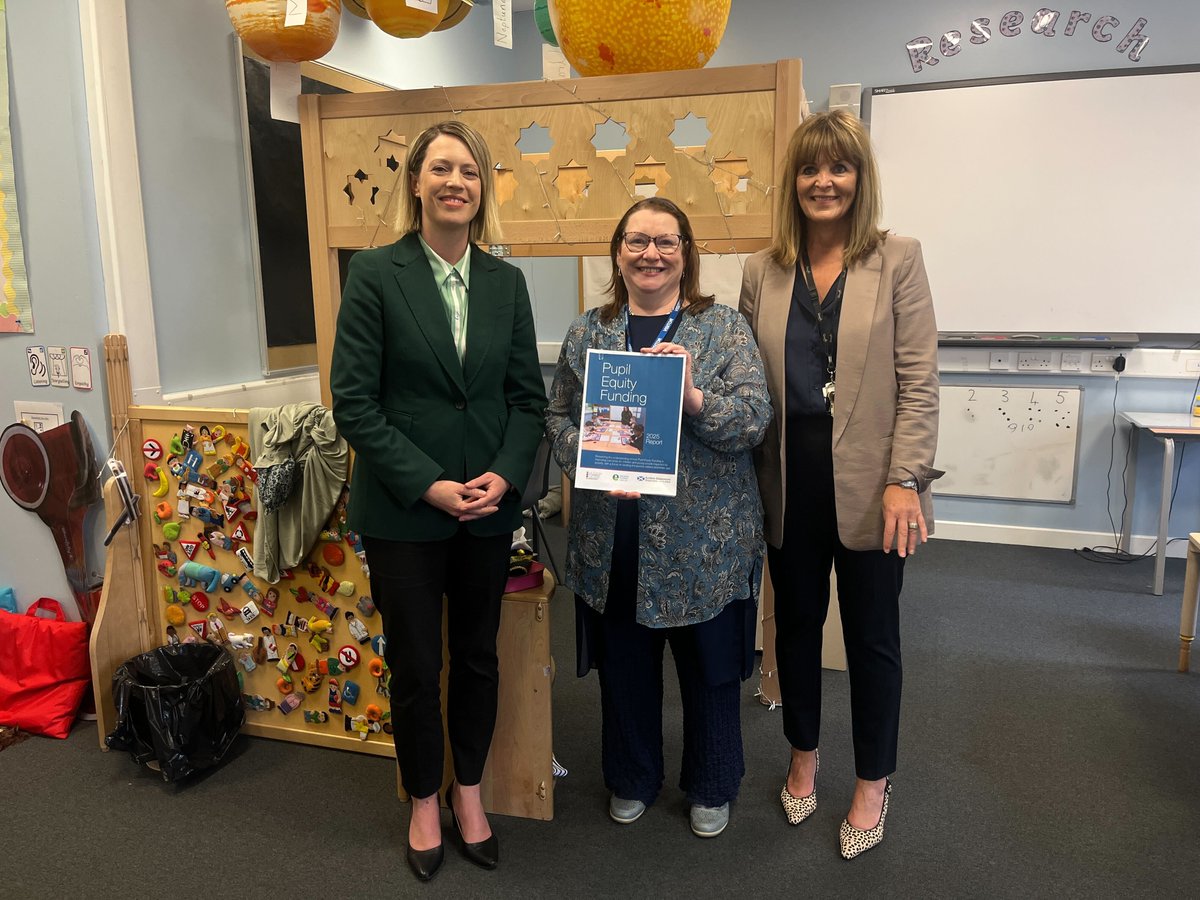 Clare Adamson MSP (@clareadamsonsnp) on Twitter photo I was pleased to visit <a href="/StIgnatiusPS1/">St Ignatius’ PS</a> in Wishaw this week with <a href="/JennyGilruth/">Jenny Gilruth</a>, Cabinet Secretary for Education and Skills, to mark the launch of the Pupil Equity Funding Sampling Report.
Thank you to Head Teacher, Anne-Marie Pearson for hosting us. I was pleased to visit <a href="/StIgnatiusPS1/">St Ignatius’ PS</a> in Wishaw this week with <a href="/JennyGilruth/">Jenny Gilruth</a>, Cabinet Secretary for Education and Skills, to mark the launch of the Pupil Equity Funding Sampling Report.
Thank you to Head Teacher, Anne-Marie Pearson for hosting us.
