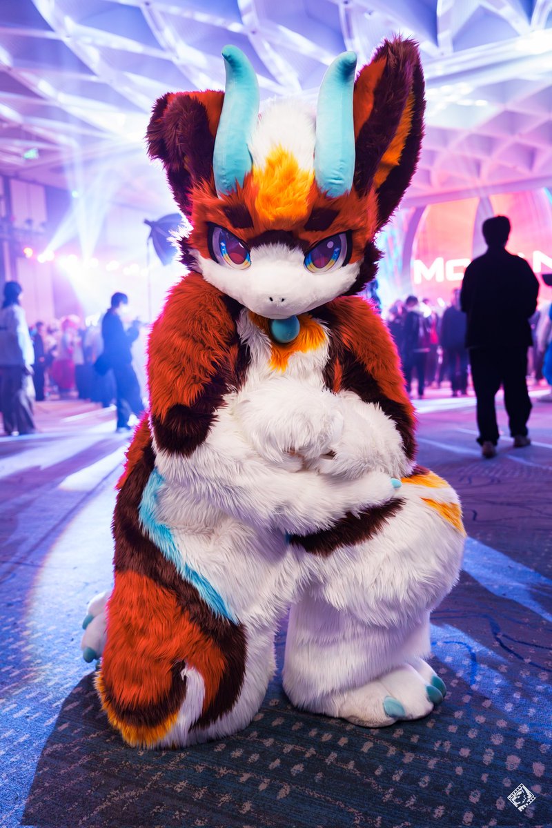 来靠近点 趴下  让我好好观察下你 #FursuitFriday