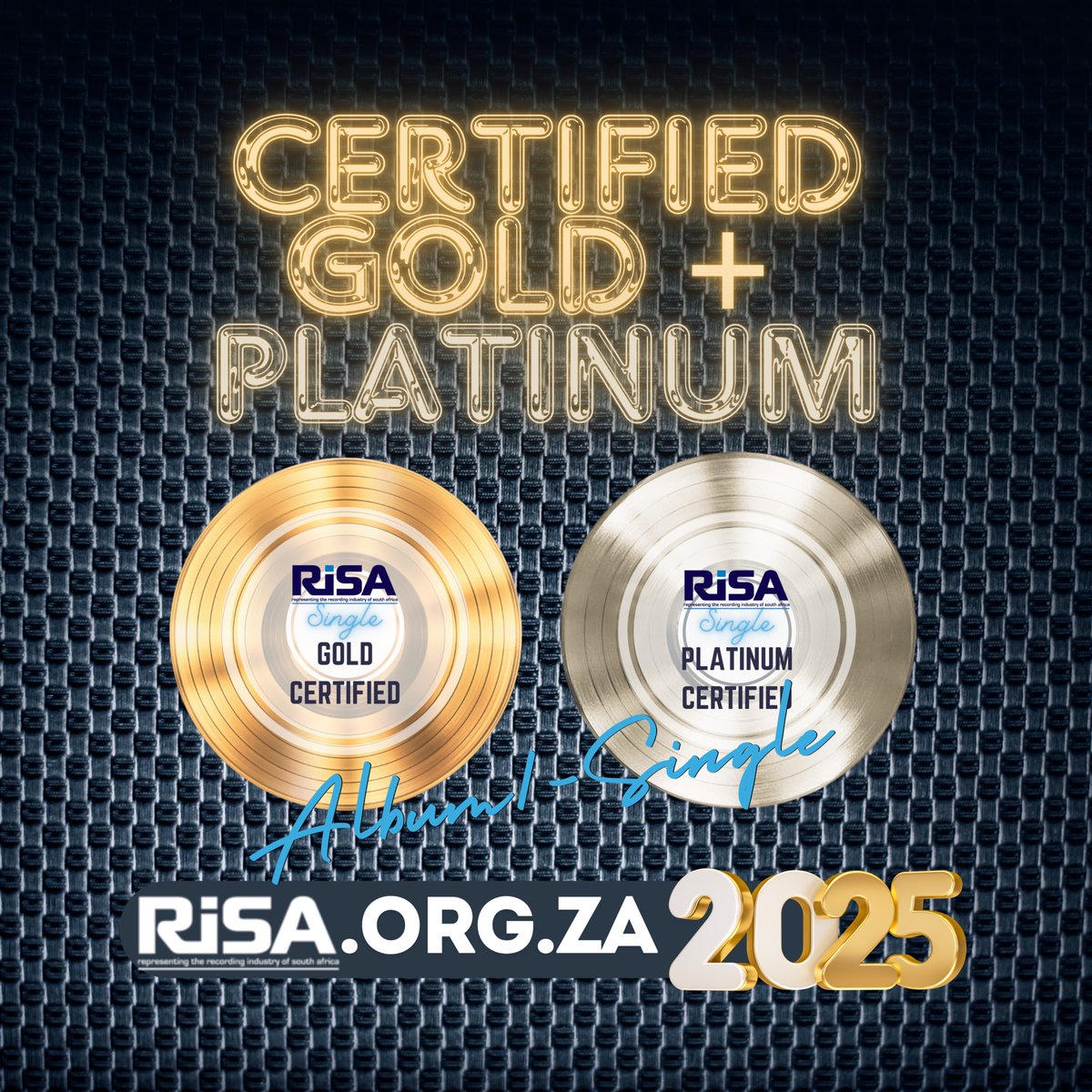 RiSARAV's tweet image. RiSA Presents #Certified Gold + Platinum Albums/Singles/EP 2025

RiSA would like to Congratulates @TouchlineTruth Before I Say More 2 released 27/09/2024 for being Certified Gold EP in 2025.