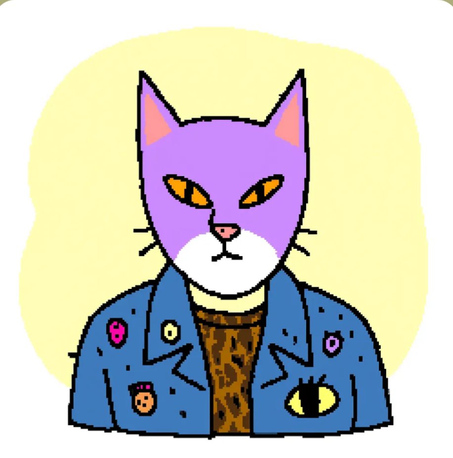 VulchevNikola's tweet photo. I don't know what @DXRGai is yet, but I got this artist cat cuz it looks cool and it's just me https://t.co/BZkjqIhumD