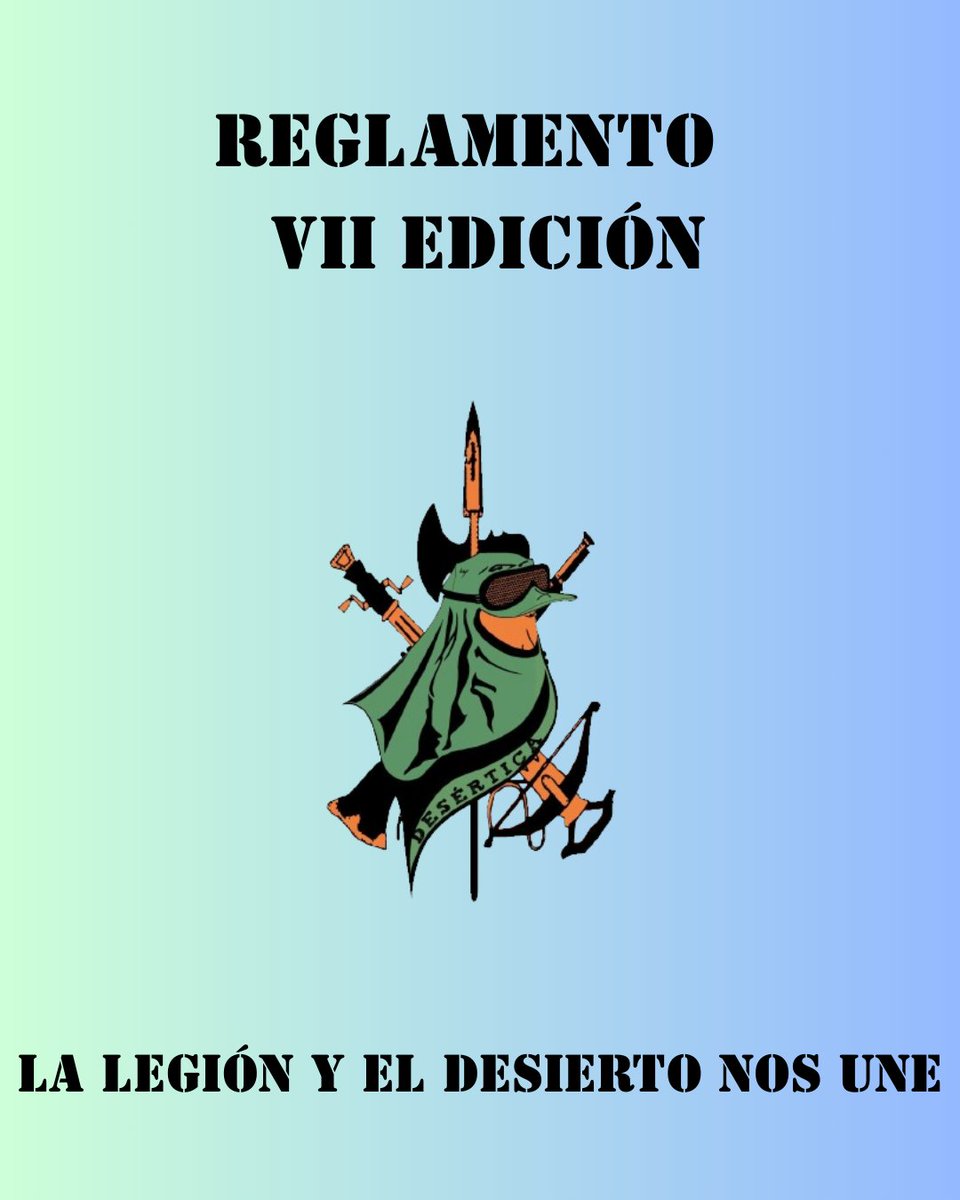 ¡Buenos días Desértic@s!

Os dejamos el enlace para el REGLAMENTO DE LA VII EDICIÓN.

drive.google.com/file/d/1hCkQPG…