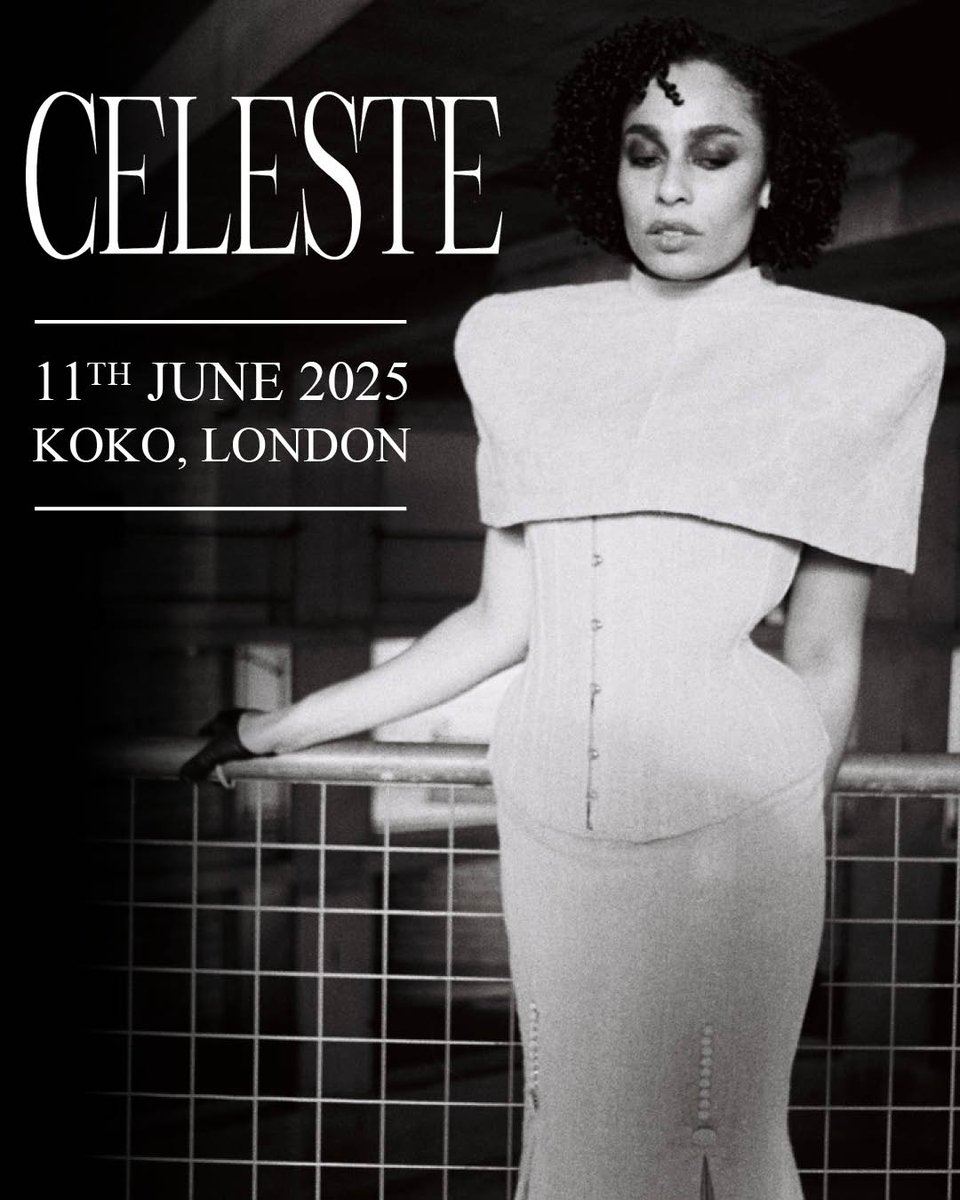 London…Tickets for my show at KOKO on June 11th are now on sale!!! ✷*⋆｡✶ 
lnk.to/CelesteLDN