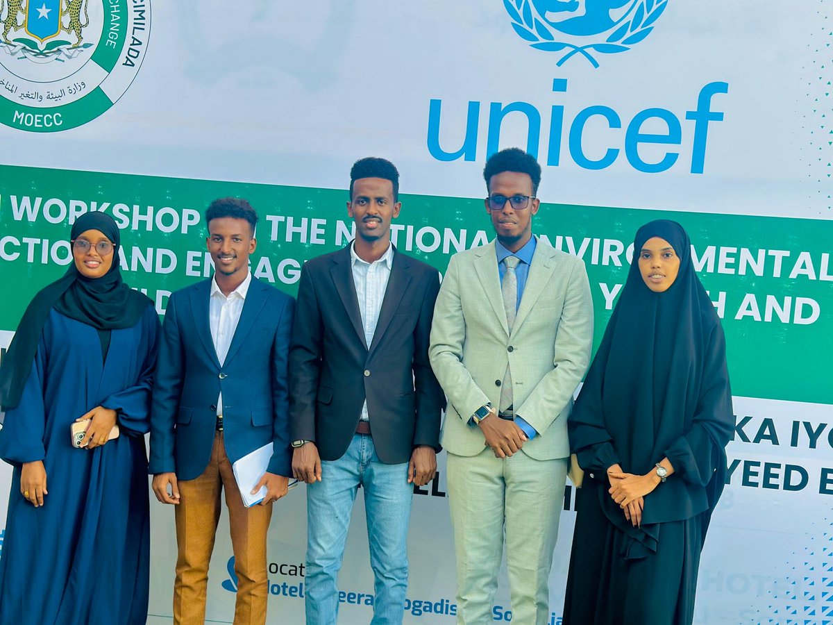 I’m excited to share that as the National Consultant for Somalia's first National Environmental &amp; Climate Action Plan for Youth &amp; Children, we’re empowering youth to lead climate action. The plan includes 5 pillars for climate awareness, resilience, green jobs, and more!  #Youth