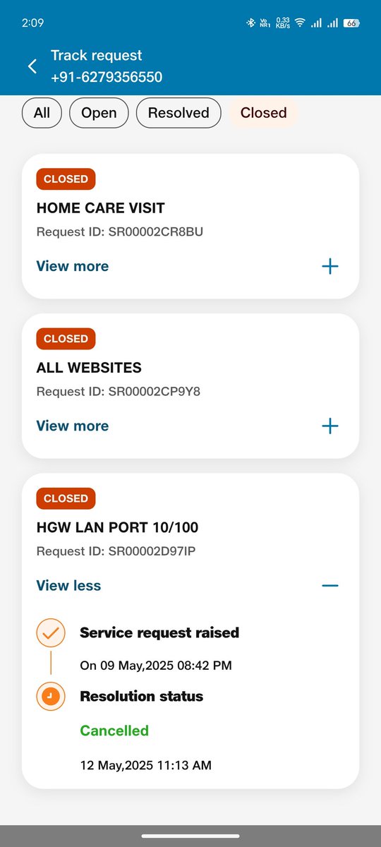 amit_bgs's tweet image. Hey @JioCare, do you really think your customers are fools? Engineer visits are scheduled like clockwork; except no one ever shows up. Then you claim the issue is “resolved”? Reached out to you multiple times. 

I’ve been getting 5-10 Mbps instead of 100  Mbps for 2 weeks.