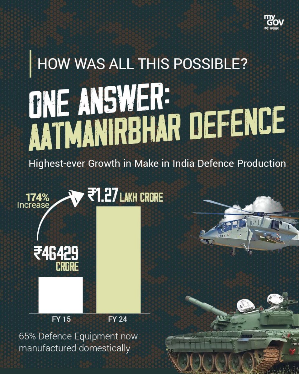 imukeshdalal's tweet photo. This is what happens when leadership meets innovation.
This is the power of New India.
This is the Modi Guarantee. 💪🇮🇳
#OperationSindoor #NewIndia #AtmanirbharBharat #ModiHaiTohMumkinHai #BharatKeVeer #DefenceRevolution #MakeInIndia #MP24SuratLoksabha
#Mukeshdalal4u https://t.co/0hiUm42QCx