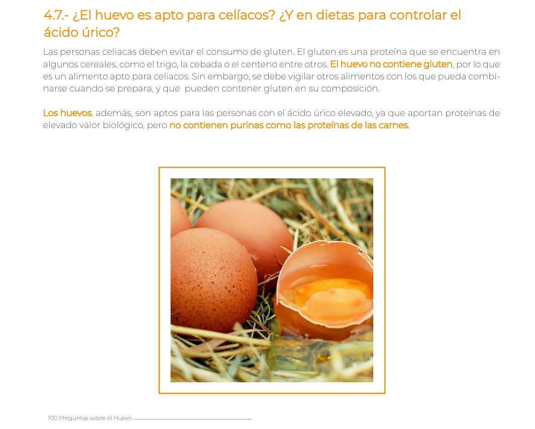 🪧🍳🐔 En el #DíaInternacionaldelosCeliacos queremos recordarte que todos los huevos están naturalmente libres de gluten, independientemente de la alimentación de las #gallinas, por lo que es un alimento apto para #celiacos.