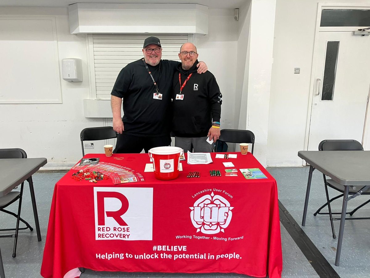 RRR_LUF's tweet image. Red Rose at Preston WellFest!
The team representing Red Rose Recovery at the YMCA in Preston, connecting with the community and sharing what we’re all about 💪
It’s great to be part of an event that celebrates wellbeing and local support.

#WellFest #RedRoseRecovery