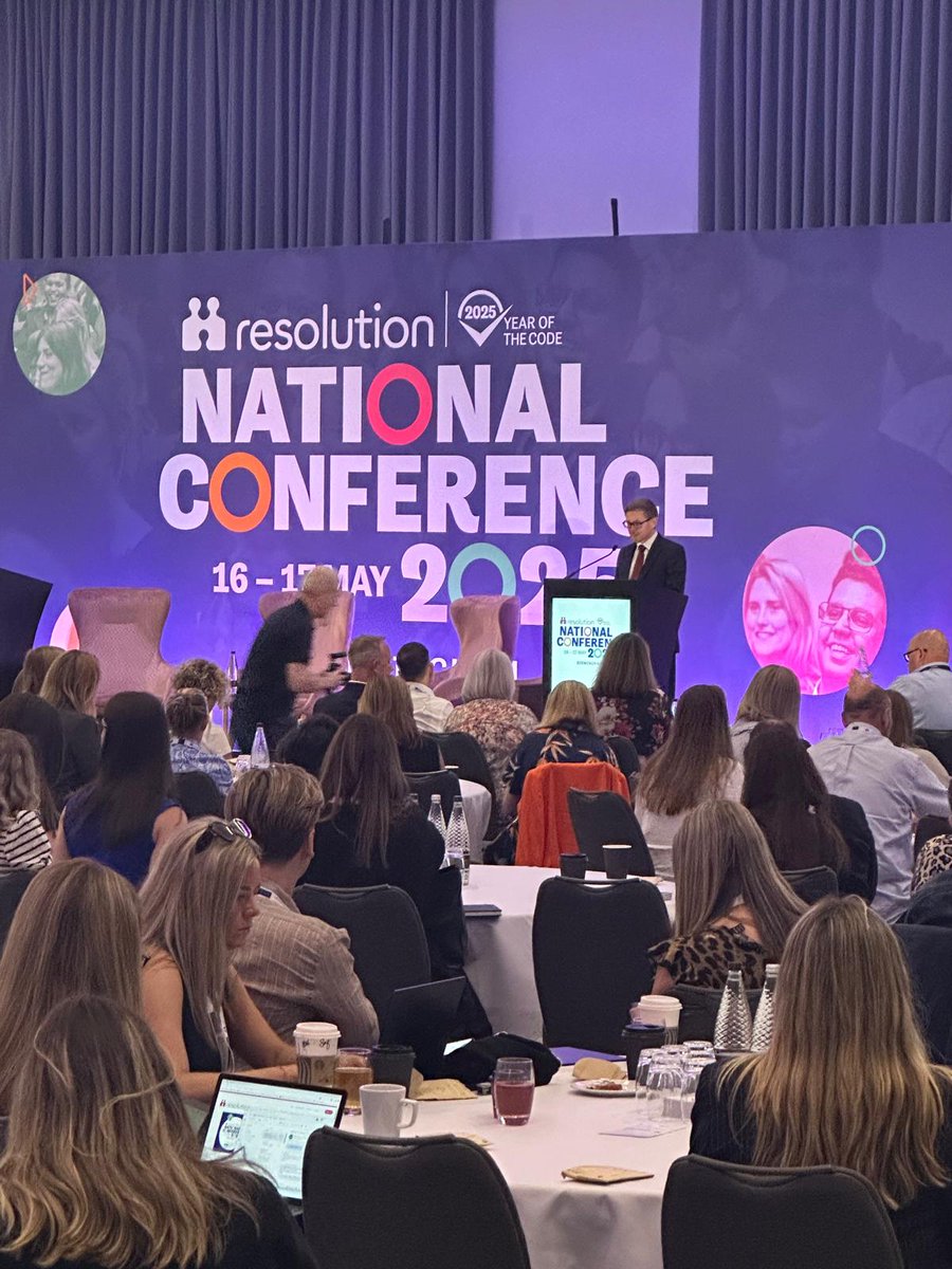 Our Conference Chair <a href="/AdamJRMaguire/">Adam Maguire</a> is getting us going, welcoming delegates and updating us on the success and growth of the West Midlands Region. #ResConf25