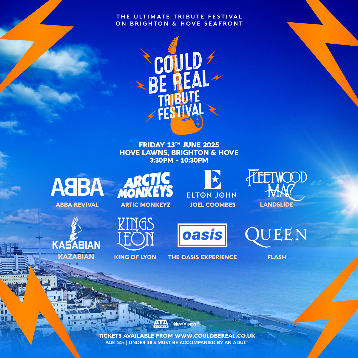 The countdown is officially on for Could it be Real Tribute Show 🎸

Tickets are flying - don’t miss out, secure your spot before it’s too late!🔥

📆Friday 13th June - Hove Lawns, Brighton &amp; Hove

Head to the link below for more details 👇
f.mtr.cool/hngqxklpfg