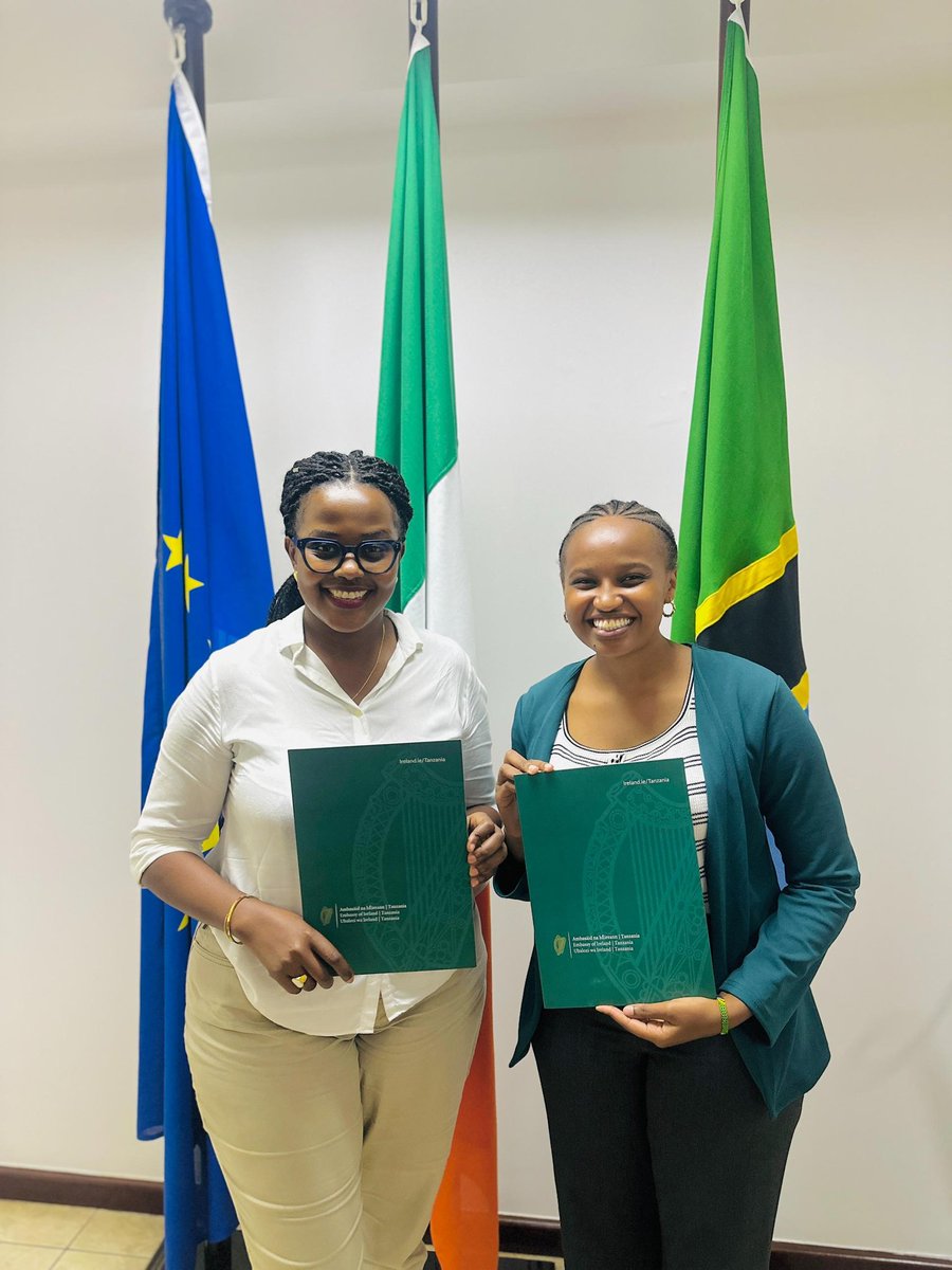 Thrilled to welcome <a href="/IrlEmbTanzania/">Irish Embassy Dar</a> as our new funder for the Wangari Maathai Fellowship Program at Climate Hub Tanzania! 🌱🇮🇪

Together with partners like <a href="/ClimateKIC/">EIT Climate-KIC</a>, we're empowering future climate leaders with mentorship, funding, &amp; opportunities.
 #ClimateAction