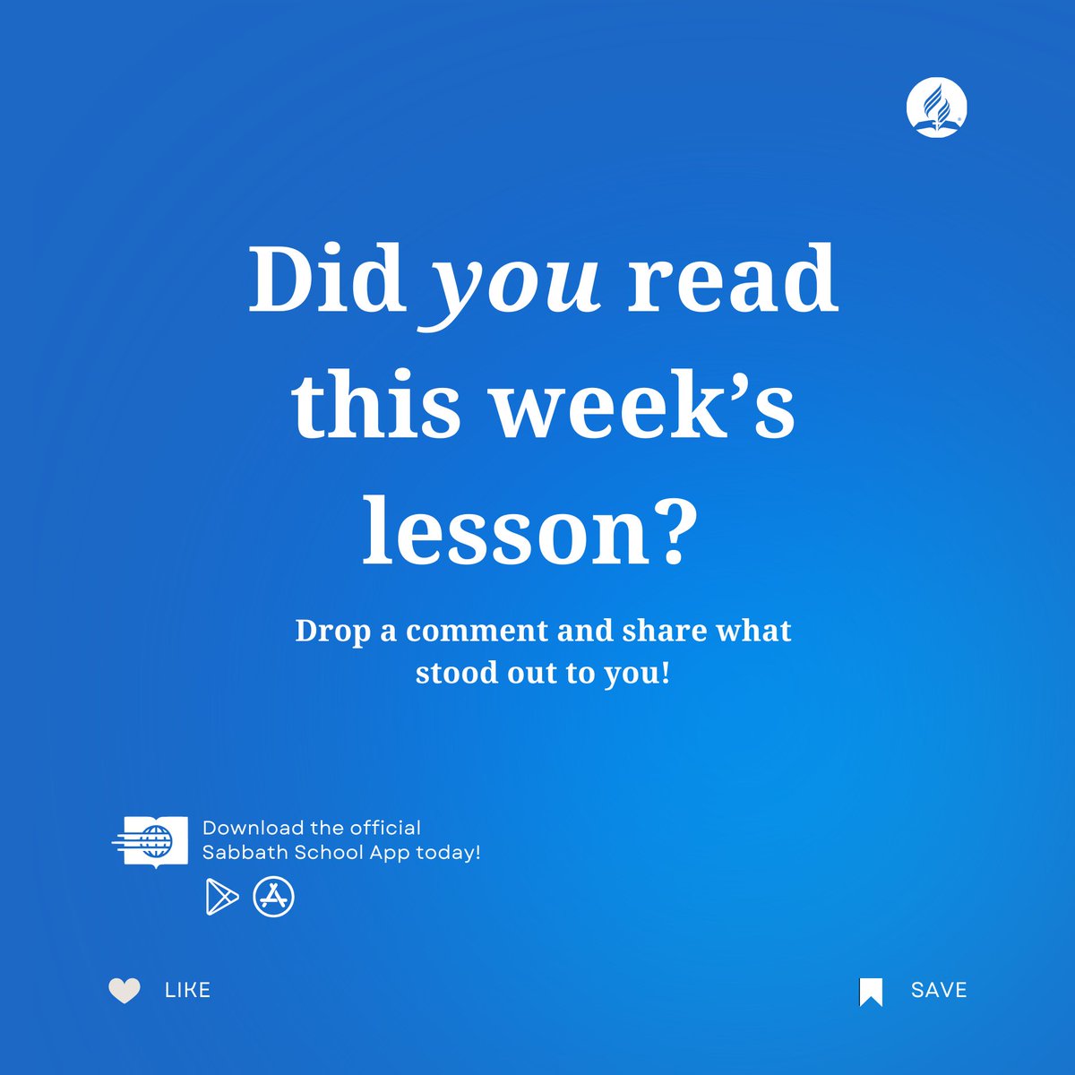 adventistasia's tweet image. Do you ever feel too unworthy for God to use you?

This week’s #SabbathSchoollesson reminds us that God doesn’t wait for you to be perfect. Like Isaiah, He meets you in your weakness, covers you with #grace, and gives you a mission. Jesus—the Lamb who was slain—is worthy, and
