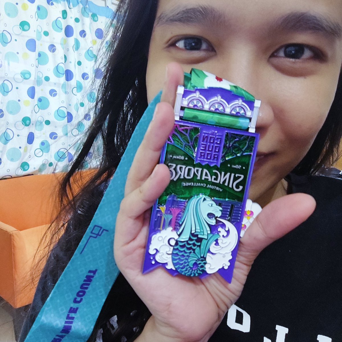 therese_q's tweet image. Finally finished my 80km virtual race course from January to April, and I just received this medal. Feels great, especially knowing that a good portion goes to planting trees &amp;amp; reducing plastic waste. #theconquerorchallenge 

Get 10% off on your challenge: theconqueror.events/r/TQ836