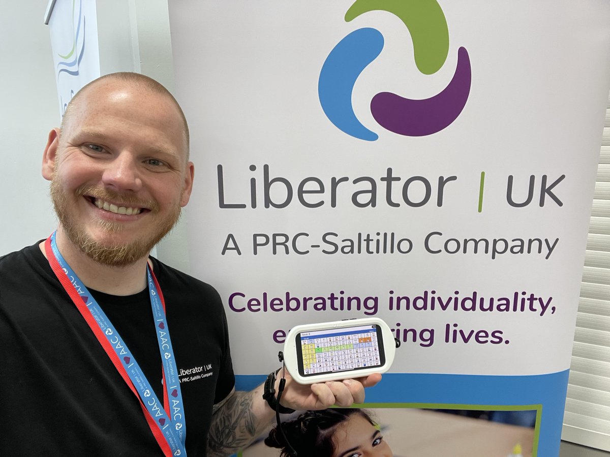 Tom is at Communication Works North today talking all things AAC, including our new Nano device that fits in the palm of your hand!
⭐ Try the Via Nano
⭐ Explore AAC solutions
⭐ Learn about free AAC support &amp; loans
#CommunicationWorks #CW2025 #AAC #AltComm #AugComm
