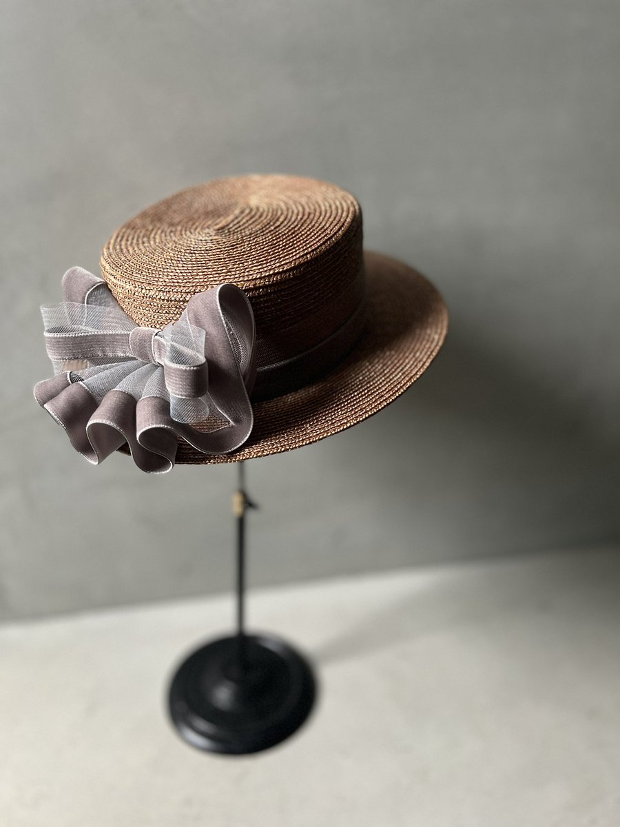 millinery mino（ミリナリーミノ）カサブランカ 麦わら帽子 millinery