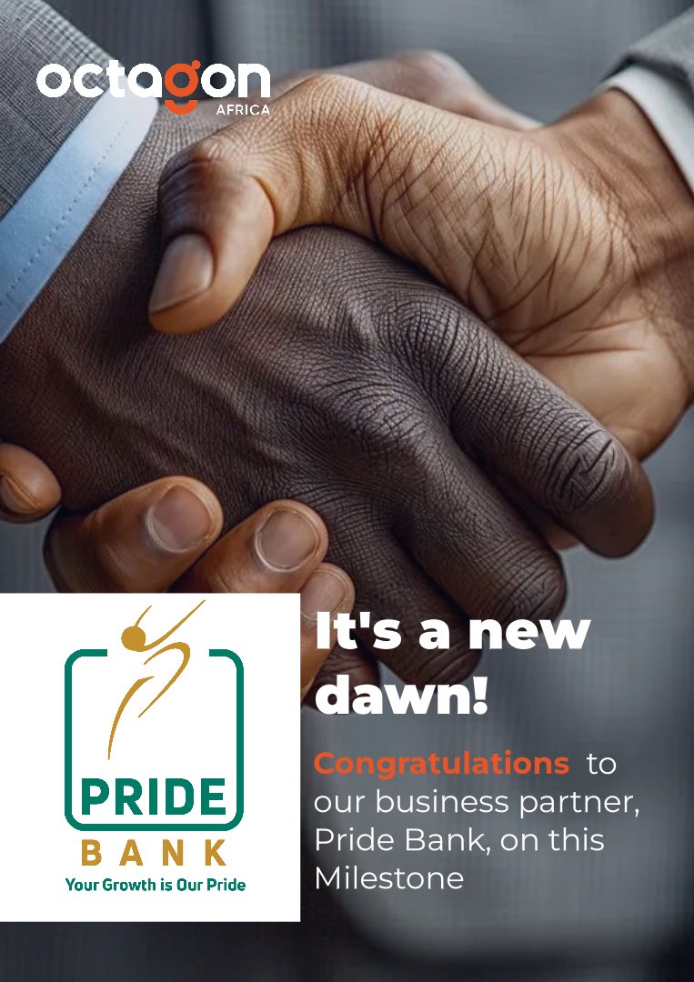 octagon_uganda's tweet image. Proud to be associated with Pride Microfinance on their remarkable transformation into a bank.
Here’s to even greater growth ahead!
#OctagonUganda