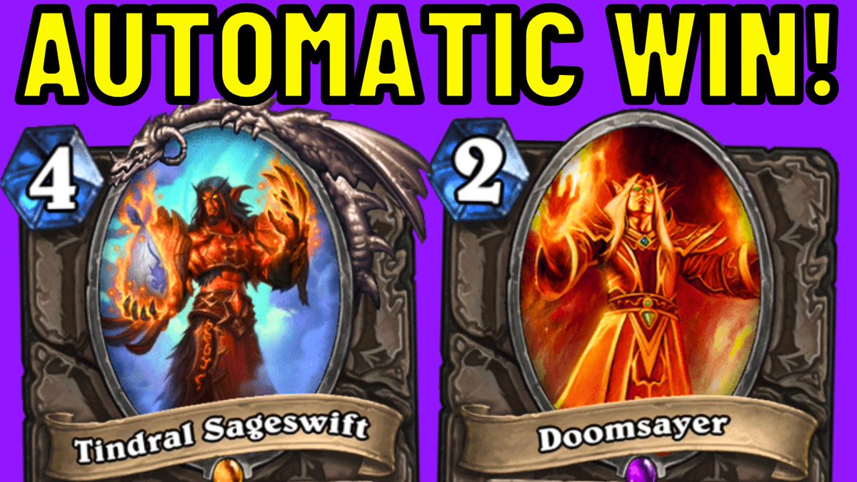 End your turn... WIN THE GAME! Check out the Tindral Sageswift OTK here: 

youtu.be/blMx0M07kjI