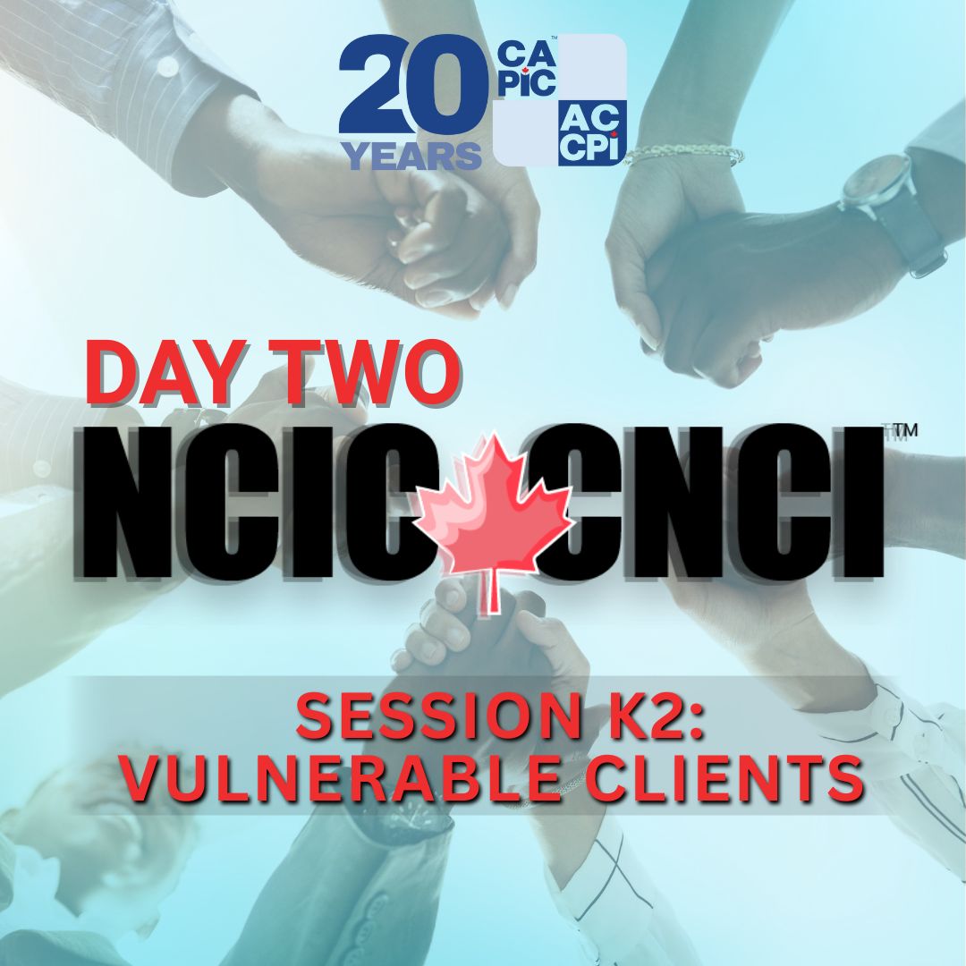 capicaccpi's tweet image. 💔 12:05 PM | Session K2: Vulnerable ClienT

Whether it’s an abused spouse, a migrant worker, or a refugee — learn how to respond with compassion and strategy.

🧡 #NCIC2025 #ClientSupport #VulnerabilityMatters