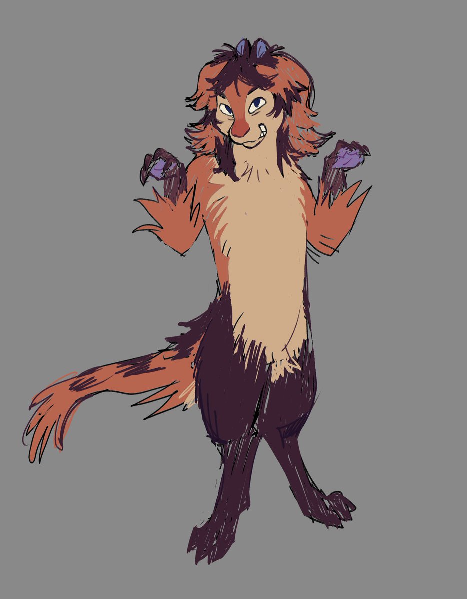 dummydino's tweet image. i wanna do some c0mms for people in this messy colored sketch sort of style...opening very limited slots, message if ur interested !
