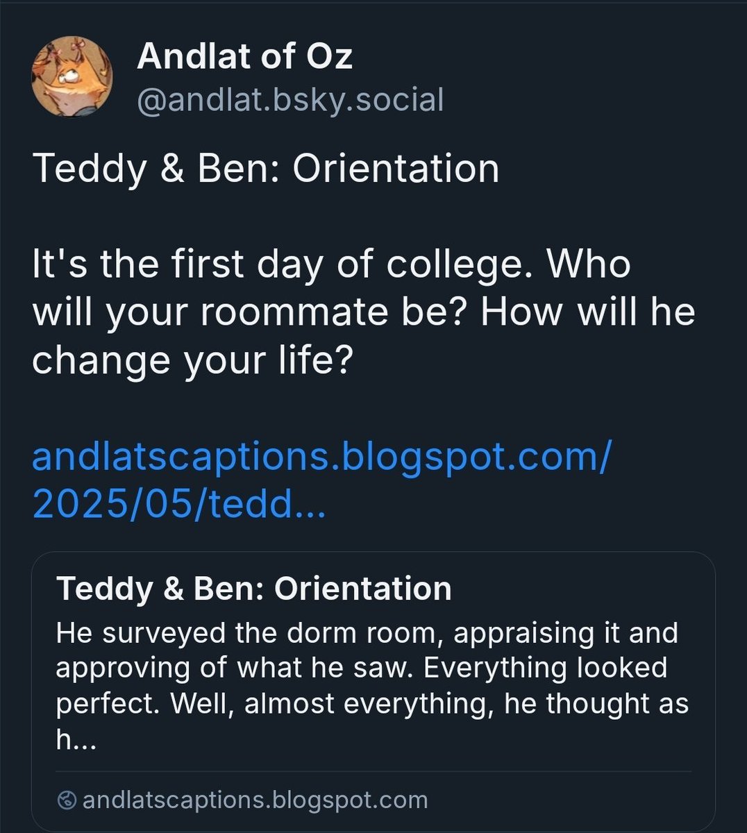 Andlat of Oz tweet media