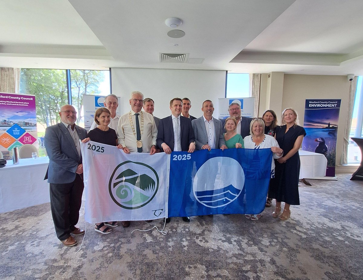 Blue Flag (@blueflagireland) on Twitter photo 18 Blue Flag and Green Coast Flags will fly in <a href="/wexfordcoco/">Wexford County Council</a> for 2025 with 6 Blue Flag Awards for beaches, 2 for marinas and 10 Green Coast Awards given at this years awards ceremony!
Find out more at beachawards.ie
#BlueFlag #GreenCoast #Ireland #Wexford #Marina 18 Blue Flag and Green Coast Flags will fly in <a href="/wexfordcoco/">Wexford County Council</a> for 2025 with 6 Blue Flag Awards for beaches, 2 for marinas and 10 Green Coast Awards given at this years awards ceremony!
Find out more at beachawards.ie
#BlueFlag #GreenCoast #Ireland #Wexford #Marina