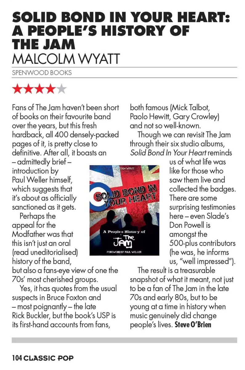 Solid Bond In Your Heart is out today! #TheJam #PaulWeller