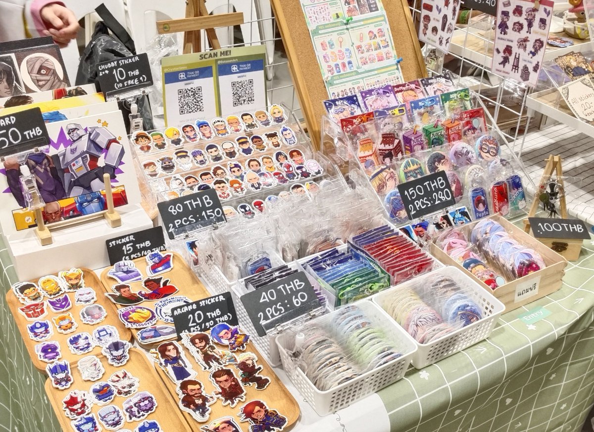 สวัสดีค่ะ เราเนยนะคะ เป็นสายผลิตทั้งตามแฟนด้อมและ oc เลย!

ตอนนี้มีแผนจะผลิต merchandise และลงขายทางออนไลน์ในระยะยาวเลย โดยเฉพาะด้อม Transformers, ด้อมเกมต่างๆ ที่เราติดงอมแงมมากช่วงนี้ รวมถึงเด็กๆออริในบ้านด้วยย

ฝากไว้ในอ้อมอกด้วยเลยนะคะ!
friendii.art/batasanart

#FriendiiCode