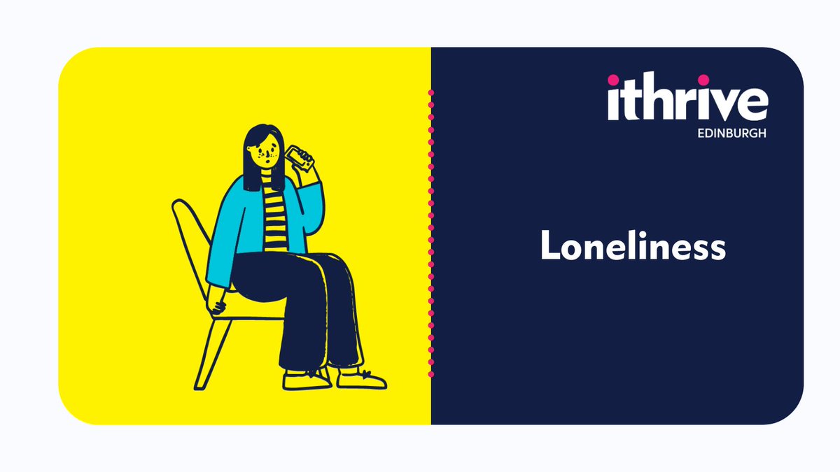 It’s Loneliness Awareness Week 💛 

Loneliness is something many of us experience but we don’t often talk about. You're not alone, and support is always available. 

Find resources to help you build connections and take small steps toward feeling better: ithriveedinburgh.org.uk/self-help/self…