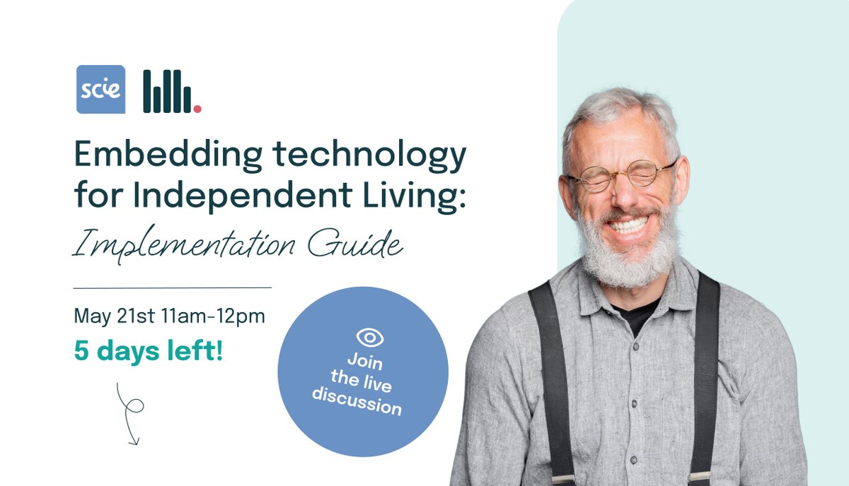 📢 Join the webinar in partnership with <a href="/SCIE_socialcare/">SCIE</a>, to learn how <a href="/medway_council/">Medway Council</a> has embedded new technology to not only save £1.2m in one year, drive cultural change and enable scaling across their services

Register here and join on May 21st, 11am: eu1.hubs.ly/H0k7p780