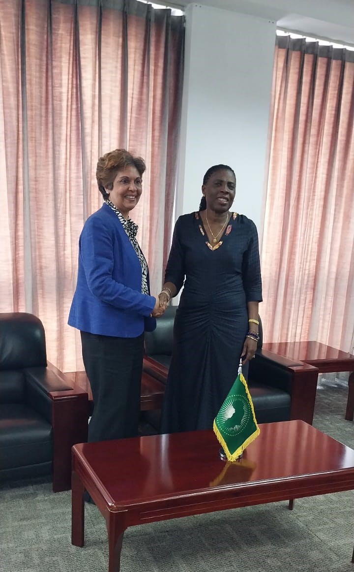 UNESCO to AU,UNECA,Ethiopia (@unesco_addis) on Twitter photo Lovely meeting with H.E <a href="/amma_twumamoah/">Amma A. Twum-Amoah</a>, Commissioner <a href="/AU_HHS/">AU Health,Humanitarian Affairs&Social Development</a> to discuss on <a href="/UNESCO/">UNESCO 🏛️ #Education #Sciences #Culture 🇺🇳</a> 's contribution to <a href="/_AfricanUnion/">African Union</a> Year of Reparations, as well as highlighting the vital roles of culture, Education, and Natural sciences. Lovely meeting with H.E <a href="/amma_twumamoah/">Amma A. Twum-Amoah</a>, Commissioner <a href="/AU_HHS/">AU Health,Humanitarian Affairs&Social Development</a> to discuss on <a href="/UNESCO/">UNESCO 🏛️ #Education #Sciences #Culture 🇺🇳</a> 's contribution to <a href="/_AfricanUnion/">African Union</a> Year of Reparations, as well as highlighting the vital roles of culture, Education, and Natural sciences.