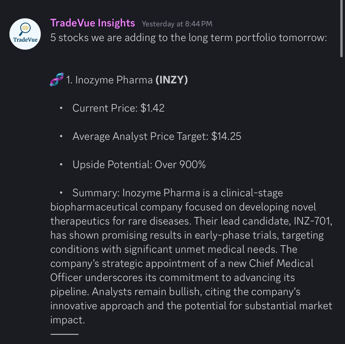 $INZY shares up 177%🚀 We called it out yesterday!
All free in the discord: discord.gg/CwNtvyWsDU