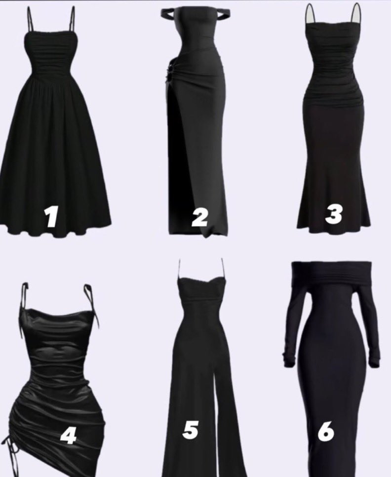 men only: 

pick one dress for her.