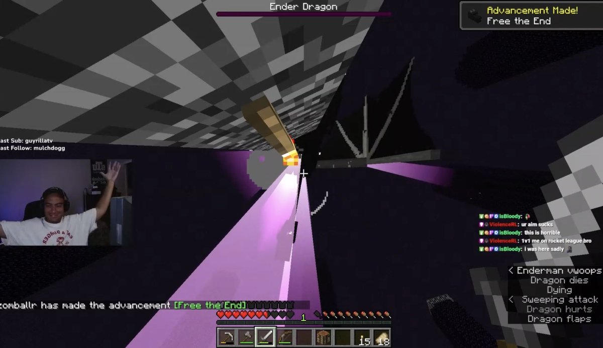 .<a href="/Forsen/">Sebastian Fors</a>  <a href="/Erobb221/">Eric</a> I beat Minecraft!
