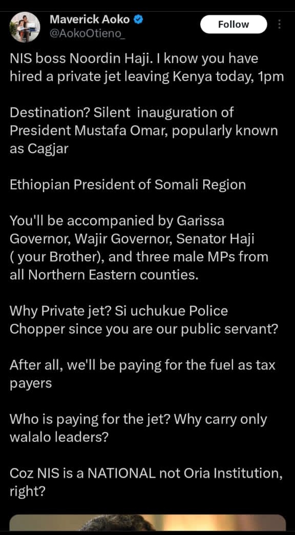 Maverick Aoko tweet media