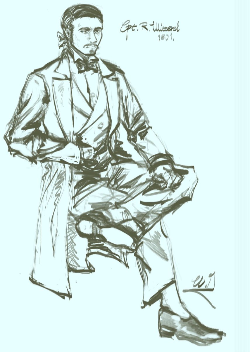 Unknown sketch,drawn in 1801.
#returnoftheobradinn