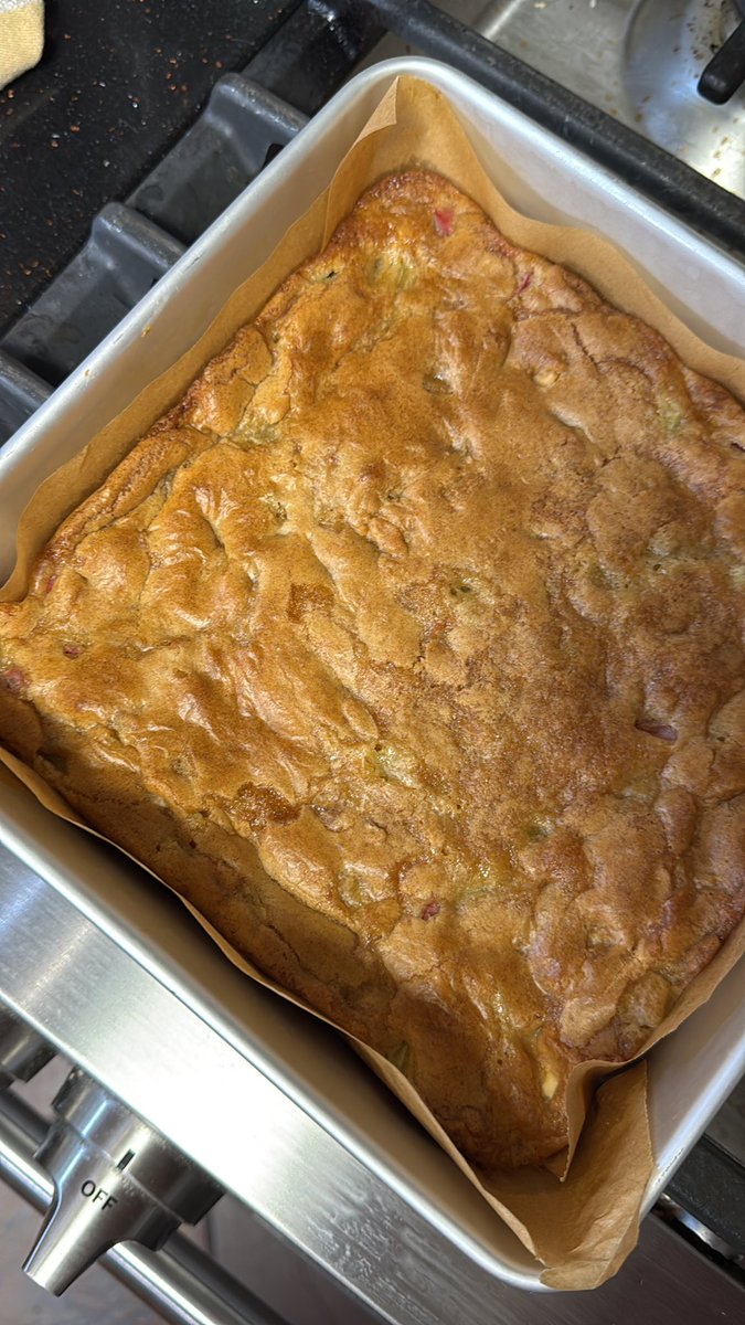Emily Richards (@eriscooking) on Twitter photo Thanks so much <a href="/morninglive/">Morning Live</a> for having me this morning and <a href="/AnnetteHamm/">Annette Hamm</a> your blondies came out perfect!!! Here they are fresh out of the oven after the studio. Sharing rhubarb recipes is a perfect start the weekend! #rhubarb #springbaking #canadianbaking
emilyrichardsoncooking.blogspot.com/2025/05/backya… Thanks so much <a href="/morninglive/">Morning Live</a> for having me this morning and <a href="/AnnetteHamm/">Annette Hamm</a> your blondies came out perfect!!! Here they are fresh out of the oven after the studio. Sharing rhubarb recipes is a perfect start the weekend! #rhubarb #springbaking #canadianbaking
emilyrichardsoncooking.blogspot.com/2025/05/backya…