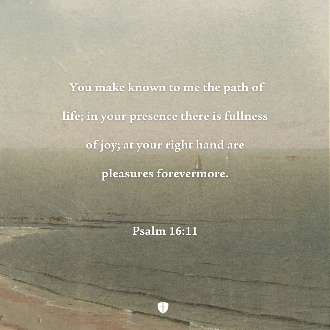 ReformTheoSem's tweet photo. True joy and fulfillment are found in God's presence. He leads us to life, with pleasures that never end. #RTS #reformedseminary #reformed #seminary #encouragement #scripture https://t.co/r30xkfC5nW