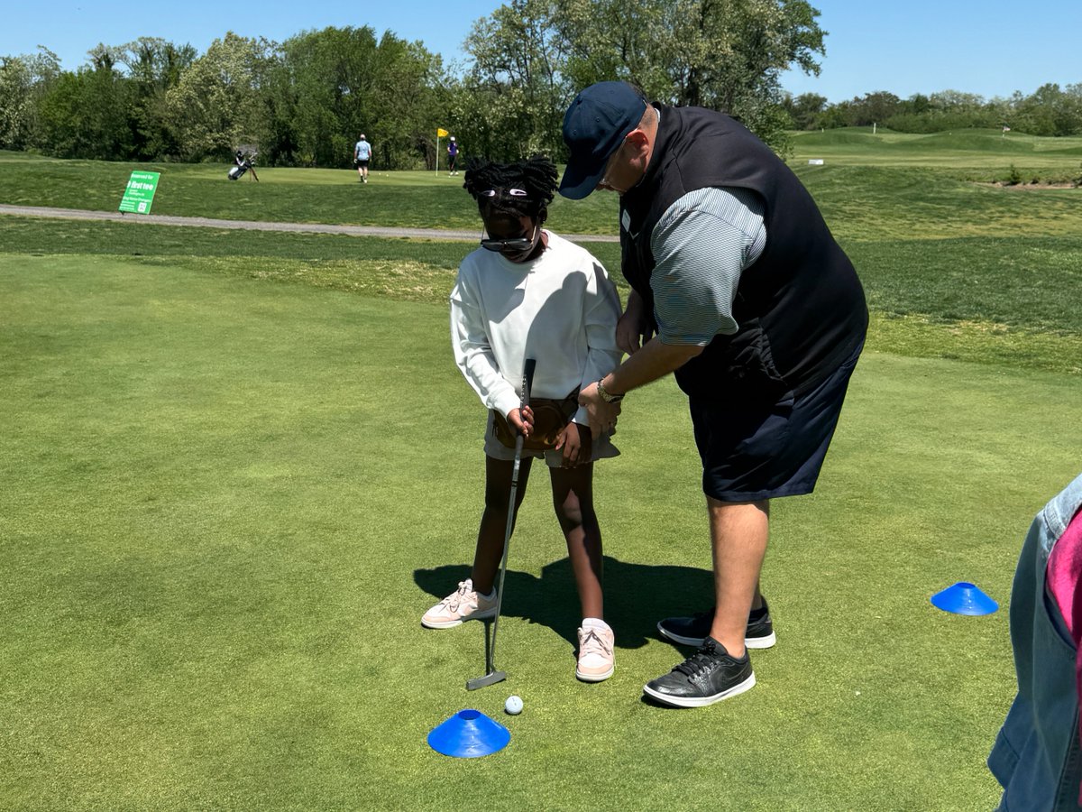 As part of its community outreach efforts, First Tee-GWDC (Coach Mike/Coach Davian) hosted a golf clinic in partnership with the Southern MD Chapter of Jack and Jill of America "Swing Into History" golf event at historic Langston Golf Course. We're #buildinggamechangers!