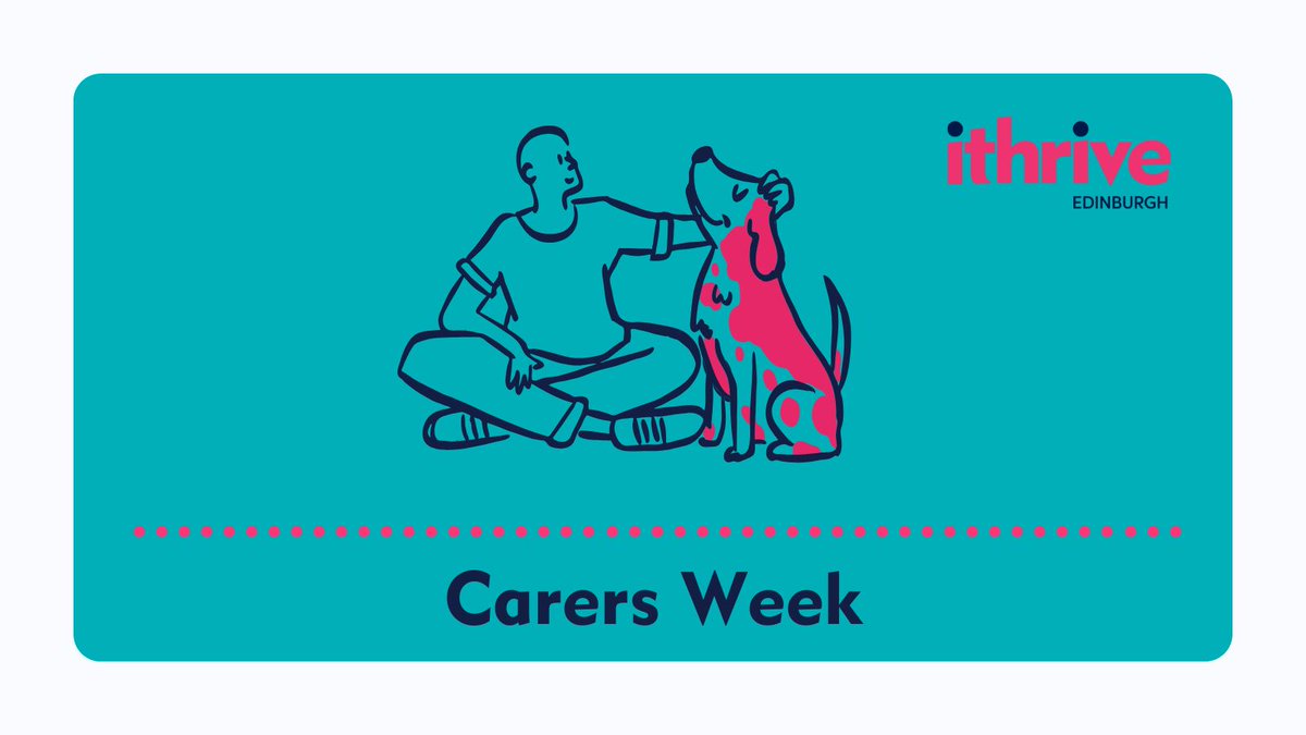 It’s Carers Week – a time to recognise and celebrate the incredible role carers play.
 Whether you’re caring for a family member, friend or neighbour, support is out there for you too.

Explore our carers resources and our directory to find local services:ithriveedinburgh.org.uk/self-help/self…