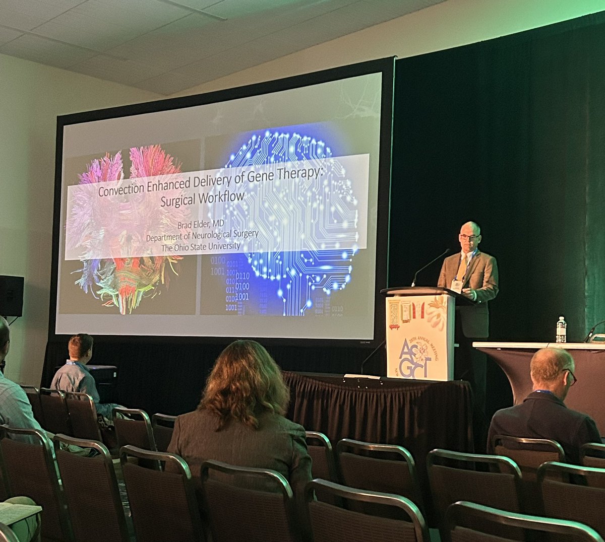 Gene Therapy Institute at Ohio State University (@osugenetherapy) on Twitter photo Fantastic presentation by Brad Elder, MD on “Convection Enhanced Delivery of #genetherapy Surgical Workflow” 🧬 #asgct2025 <a href="/NeurosurgeryOSU/">Ohio State Neurosurgery Residency</a> Fantastic presentation by Brad Elder, MD on “Convection Enhanced Delivery of #genetherapy Surgical Workflow” 🧬 #asgct2025 <a href="/NeurosurgeryOSU/">Ohio State Neurosurgery Residency</a>
