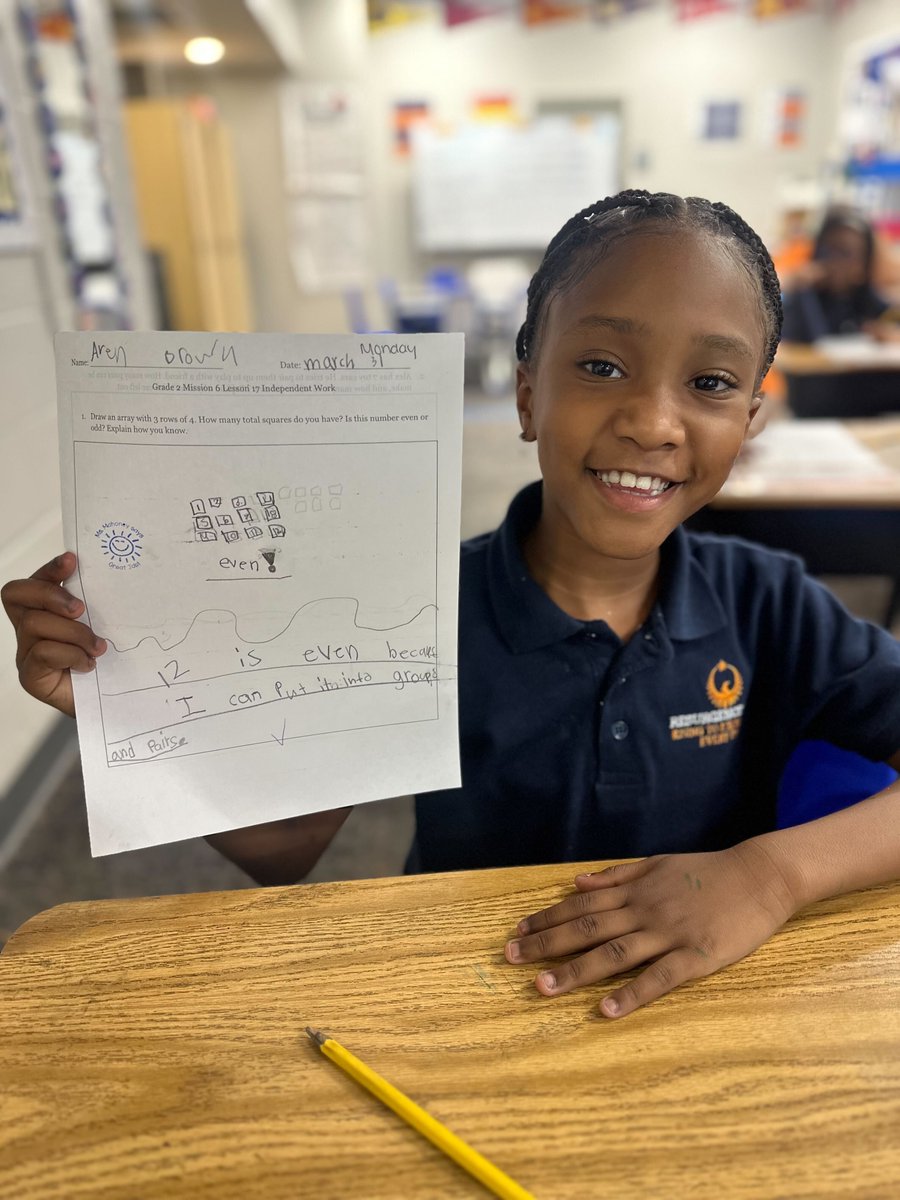 Our scholars are arranging success—one array at a time! 🔢✨ Learning about arrays helps build a strong foundation for multiplication, and they’re loving every moment of it. #ArrayGoals #MathInAction #RHScholars