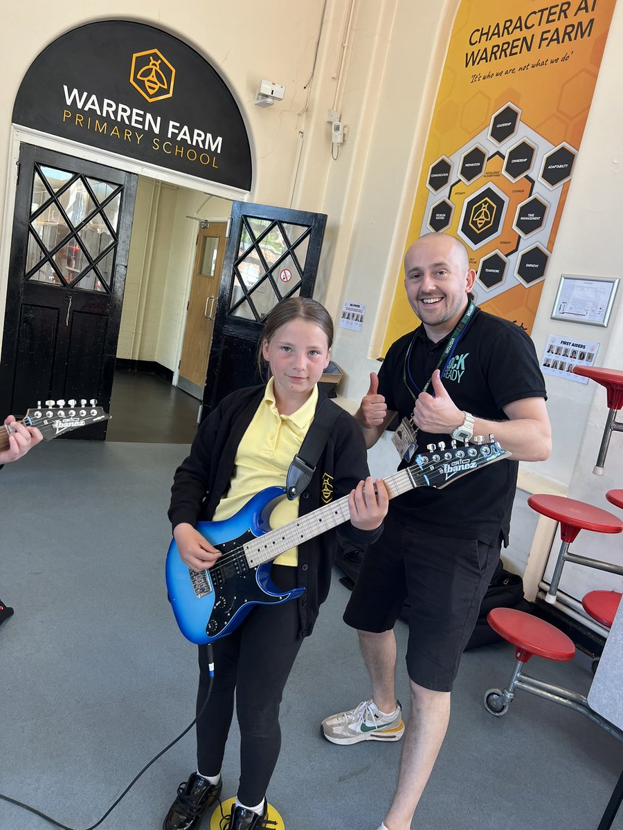 Warren Farm Primary School (@warren_farm_pri) on Twitter photo Every Friday the corridors are filled with the sound of children ‘Rocking out’ with Adam as they attend their weekly Rock steady music lessons 🐝🎸🐝🎸
#ExcellenceinEverything
<a href="/RSMusicSchool/">Rocksteady Music School</a> <a href="/SFE_Tweets/">Services For Education</a> <a href="/BirminghamEdu/">Birmingham Education</a> Every Friday the corridors are filled with the sound of children ‘Rocking out’ with Adam as they attend their weekly Rock steady music lessons 🐝🎸🐝🎸
#ExcellenceinEverything
<a href="/RSMusicSchool/">Rocksteady Music School</a> <a href="/SFE_Tweets/">Services For Education</a> <a href="/BirminghamEdu/">Birmingham Education</a>
