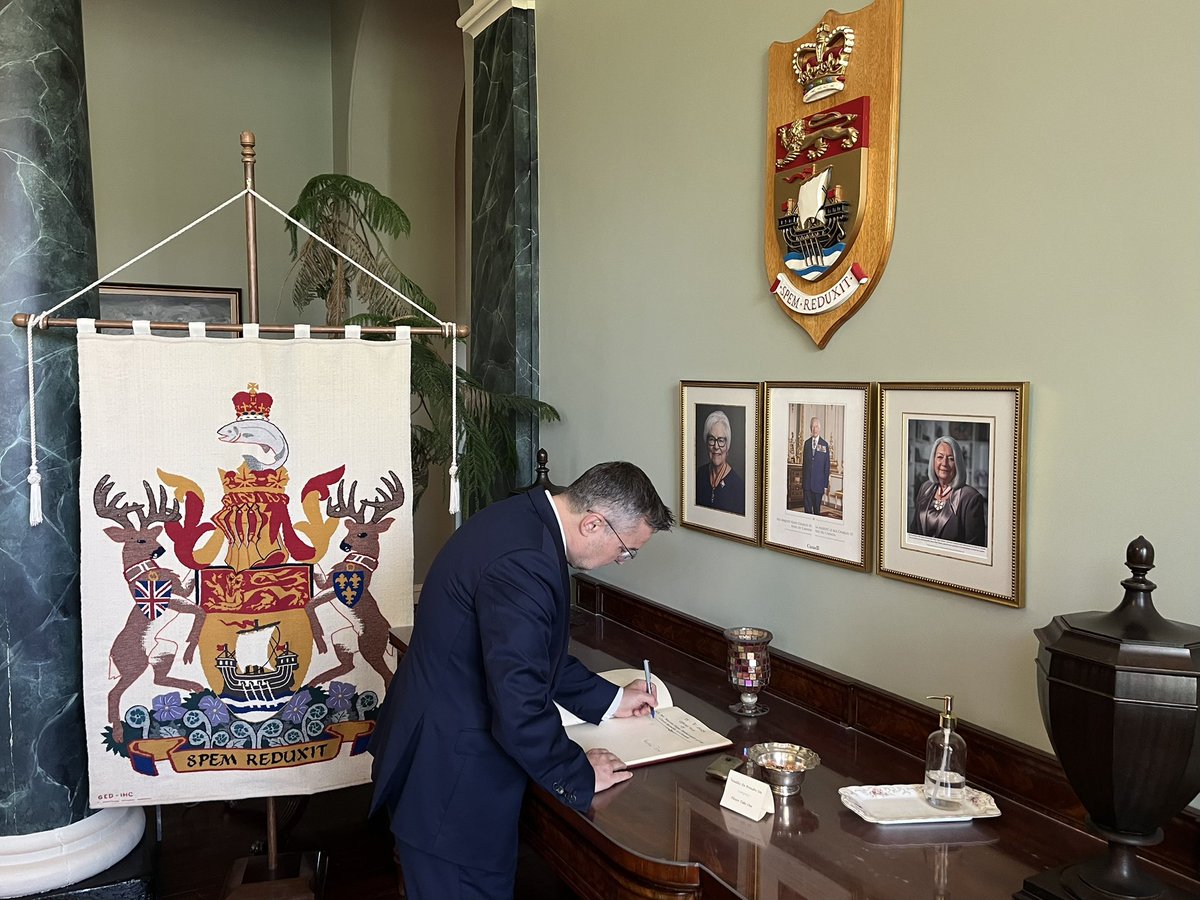 The first official visit of Ambassador <a href="/TlapaMar/">Martin Tlapa</a> to New Brunswick was kicked off by great meetings with the Honourable Louise Imbeault, Lieutenant Governor <a href="/LtGov_NB/">L'hon. / The Hon. Louise Imbeault</a> &amp; Honourable <a href="/FrancineLandry/">Francine Landry</a>, Speaker of the Legislative Assembly. Great perspectives for CZ - NB relations🇨🇿🤝🇨🇦