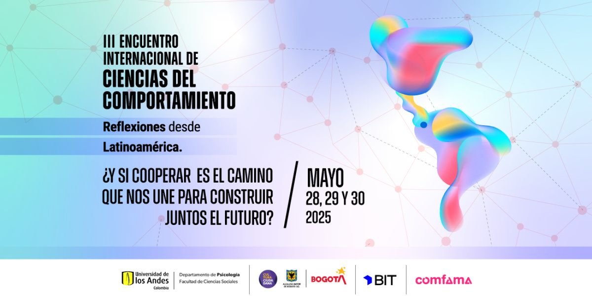 ecomportamiento's tweet image. 🔎✨ Emiliano Díaz del Valle participará en el III Encuentro Internacional de Ciencias del Comportamiento en Bogotá. Un espacio para explorar cómo el análisis de sistemas y las ciencias del comportamiento transforman ciudades.

📅 28 y 29 de mayo

📍 @Uniandes

#BehavioralScience
