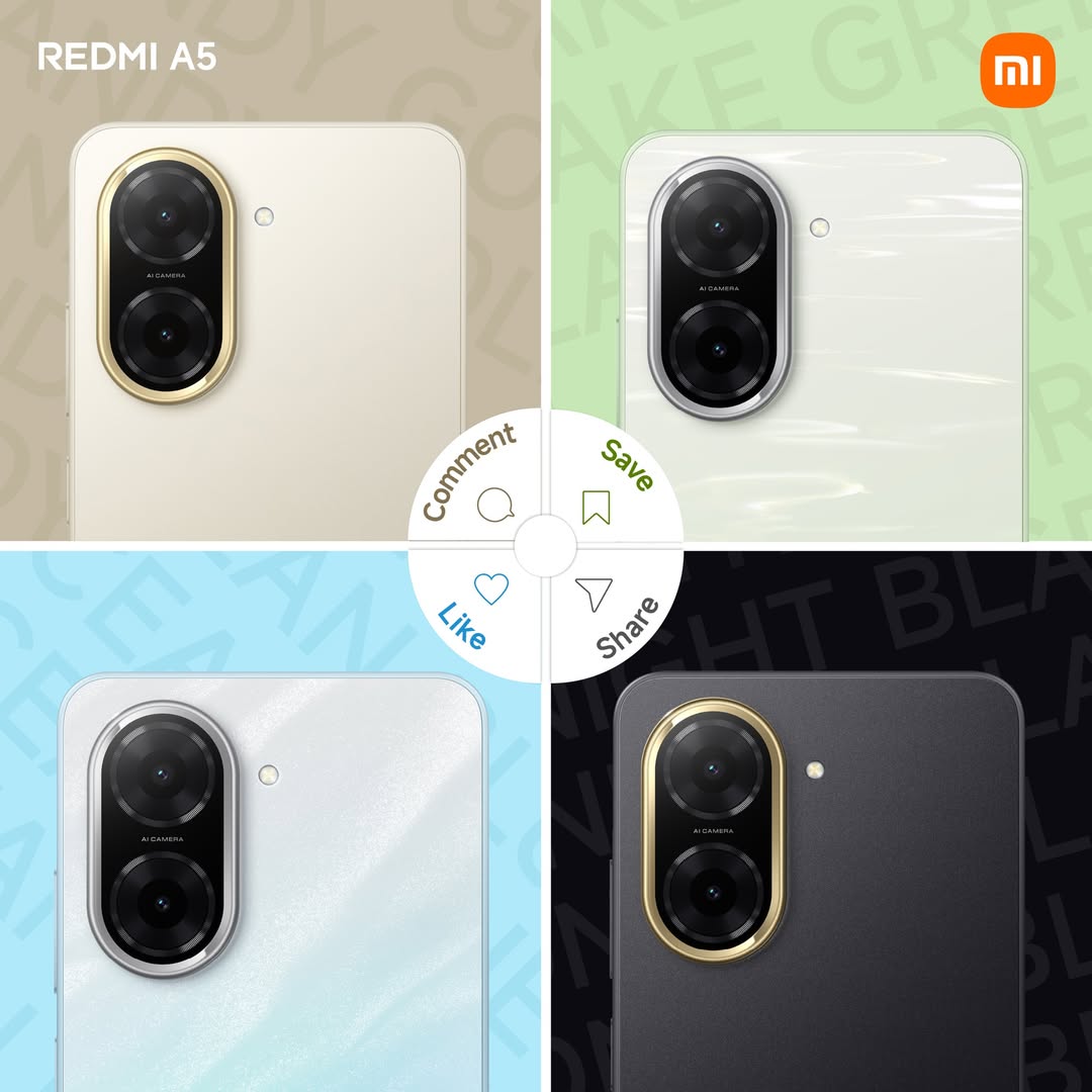 XiaomiNigeria's tweet image. We're curious! 🤔

If you could only choose ONE #RedmiA5 color, which would it be?

Let us know with a reaction!

#RedmiA5