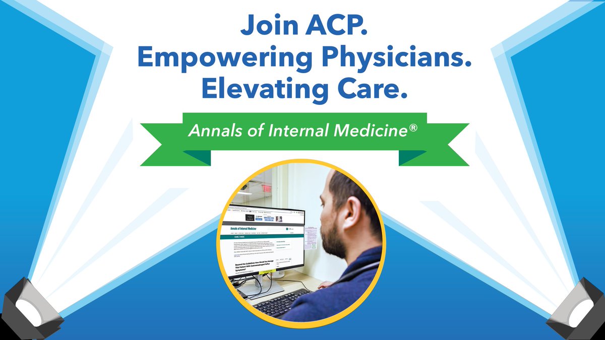 ACP (@acpimphysicians) on Twitter photo Join ACP & save 15% on an ACP Membership (thru 6/30): bit.ly/3RZn3eT For U.S. post-training IM physicians
$6,000+ in ACP member-exclusive value includes:
• ACP MKSAP℠discount
• <a href="/AnnalsofIM/">Annals of Int Med</a> free access
• 350+ CME/MOC hrs
• Advocacy that has your back Join ACP & save 15% on an ACP Membership (thru 6/30): bit.ly/3RZn3eT For U.S. post-training IM physicians
$6,000+ in ACP member-exclusive value includes:
• ACP MKSAP℠discount
• <a href="/AnnalsofIM/">Annals of Int Med</a> free access
• 350+ CME/MOC hrs
• Advocacy that has your back