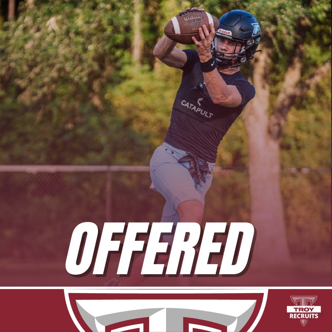 TroyReport (@troy_report) on Twitter photo BREAKING: C/O 2027 <a href="/TroyTrojansFB/">Troy Trojans Football 8x⚔️</a>
has offered 6’1 172lbs WR Camden Tietze
<a href="/camtietze7/">Camden Tietze</a> from Bolles High School.
Tietze had 600 yards & 8tds in sophomore season.
Offers from Wofford, Georgia Southern, Arkansas State, Minnesota & Toledo.
#TroyReport #TroyTrojans BREAKING: C/O 2027 <a href="/TroyTrojansFB/">Troy Trojans Football 8x⚔️</a>
has offered 6’1 172lbs WR Camden Tietze
<a href="/camtietze7/">Camden Tietze</a> from Bolles High School.
Tietze had 600 yards & 8tds in sophomore season.
Offers from Wofford, Georgia Southern, Arkansas State, Minnesota & Toledo.
#TroyReport #TroyTrojans