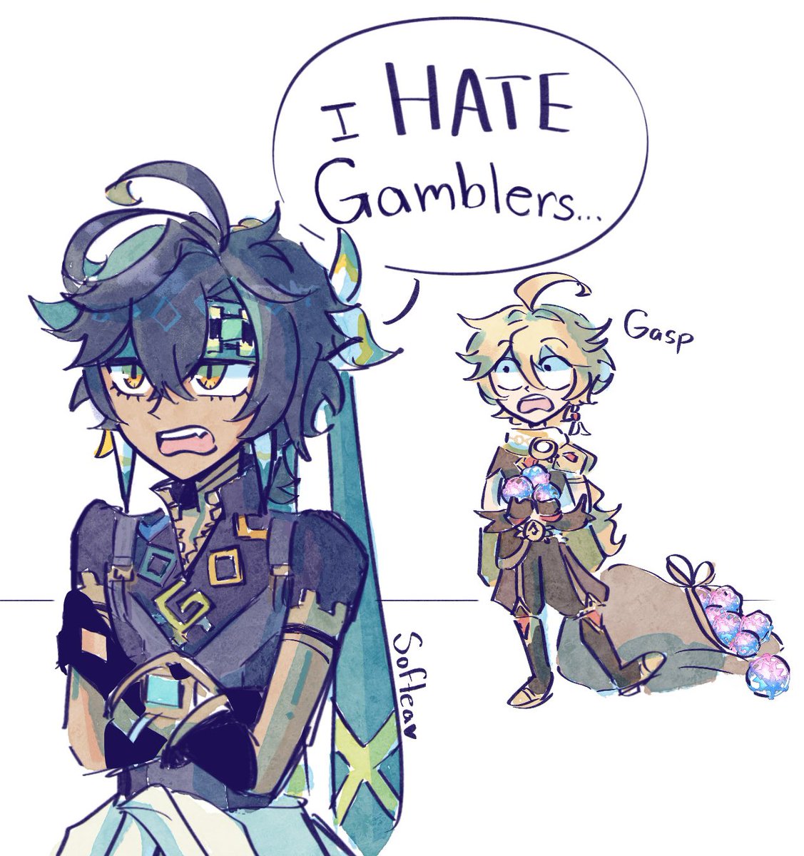 Sweats #Kinich #Aether #GenshinImpact