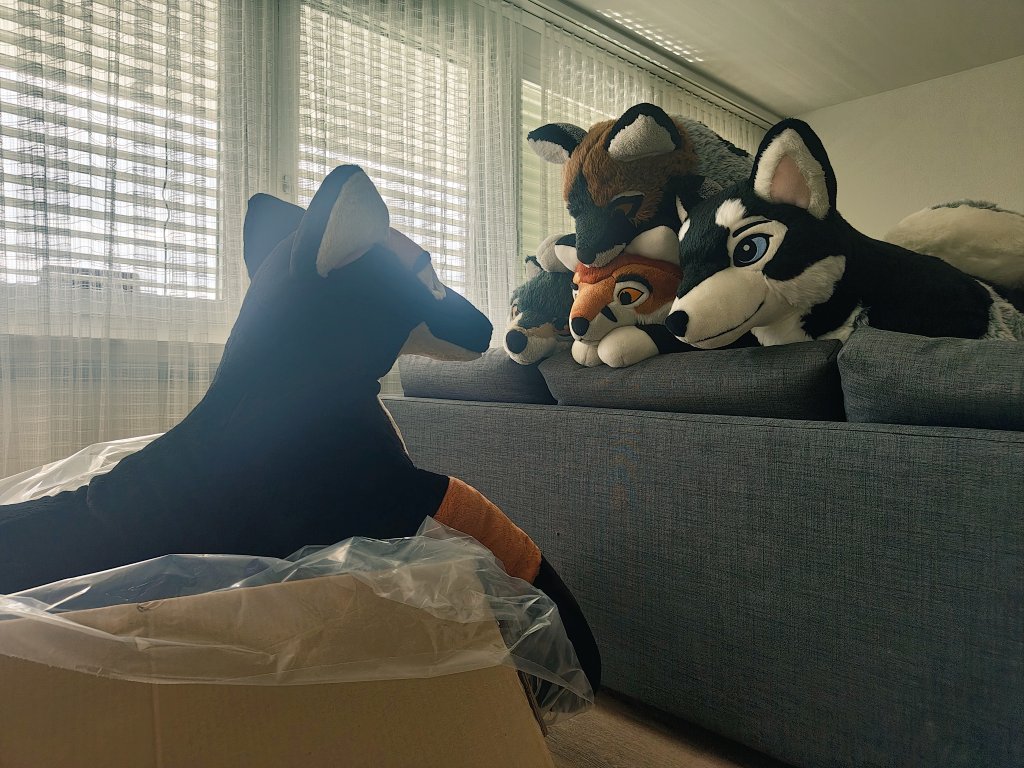 Just opened up a package with a new friend inside 😍

My <a href="/PlushLife_eu/">PlushLife</a> cuddle army keeps growing