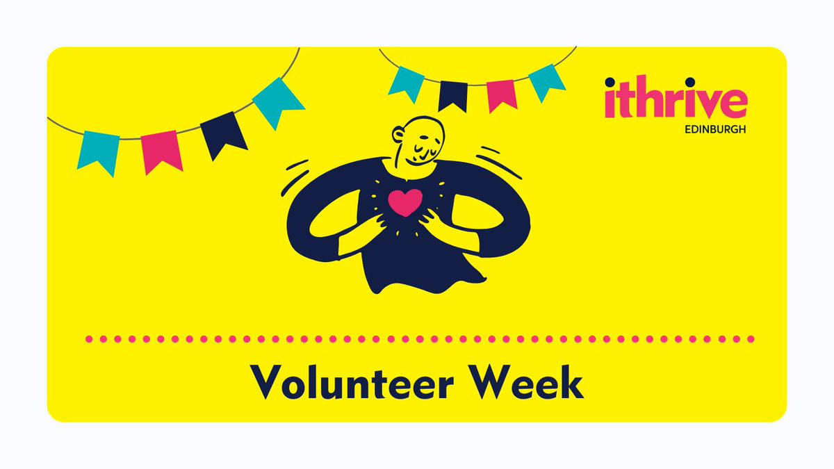 It’s Volunteer Week! 🎉 

 A huge thank you to all the volunteers in Edinburgh! Your time and effort make our community stronger, kinder, and more connected. We appreciate everything you do! 💙 

 #VolunteerWeekScot #ThankYouVolunteers #Edinburgh